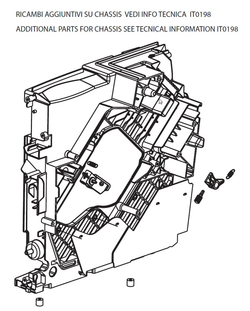 Delonghi Fully Automatic Espresso Machine Chassis Part - IT0198