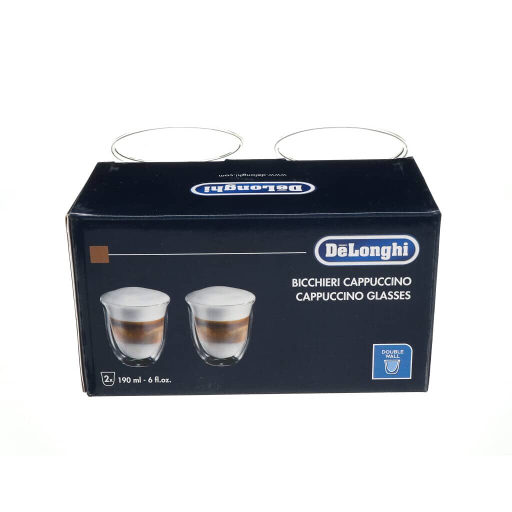 Delonghi Fully Automatic Espresso Machine Cappuccino Glasses