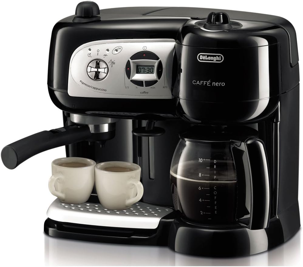 Delonghi BCO264B Cafe Nero Combo Coffee & Espresso Maker– Delonghi