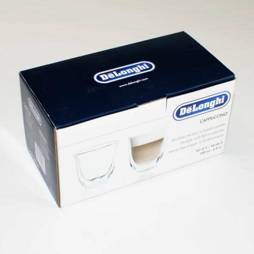Delonghi Fully Automatic Espresso Machine Cappuccino Cups/Glasses - 5513214601