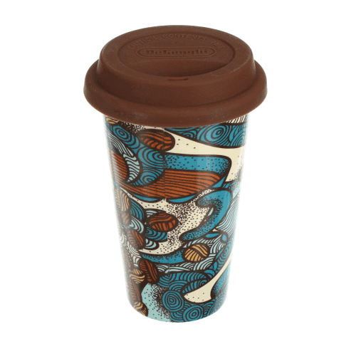 Delonghi Fully Automatic Espresso Machine Double Wall Ceramic Mug - 5513281021