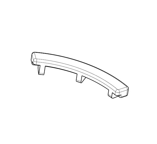 Delonghi Espresso Machine Sliding Block Black(Pa66) - 5332180400