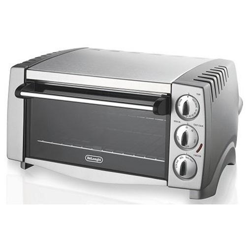 Delonghi EO1238 1/2-Cubic-Foot 6-Slice Toaster Oven, Stainless Steel