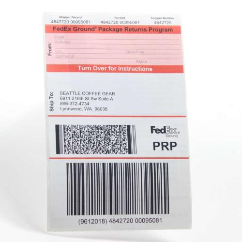 Delonghi Return Service Label Client To - Prp-Lynnwood