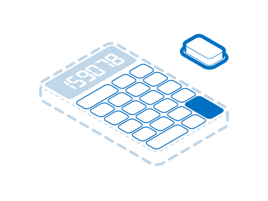 Delonghi Portable Air Conditioner 7-Key Remote Control with Wi-Fi - 5515110801