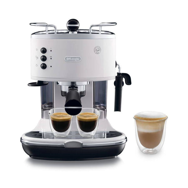 DeLonghi Icona エスプレッソマシン ホワイト　ECO310W Delonghi ECO310W Icona Espresso Machine, White– Delonghi Parts