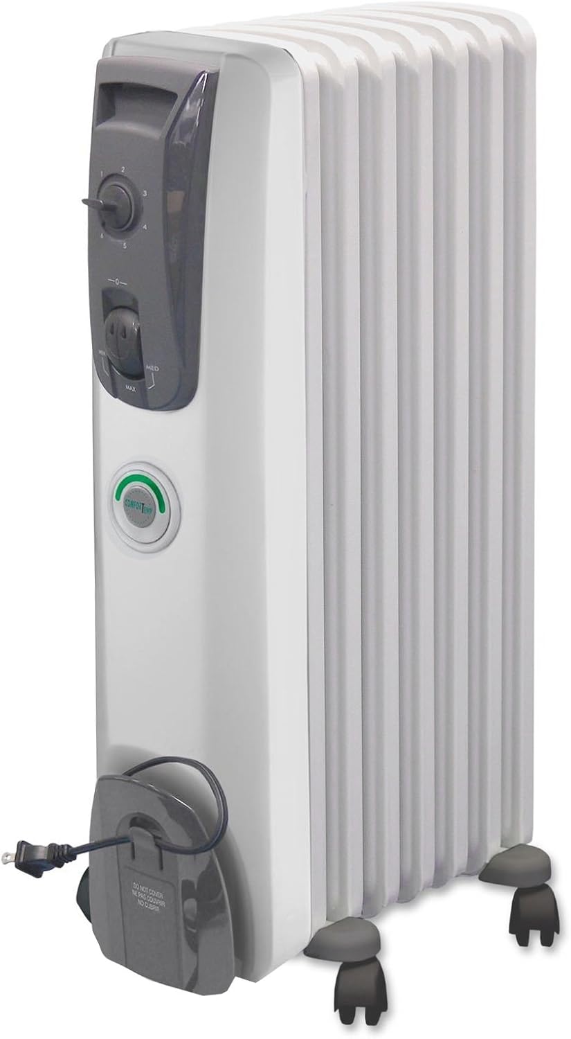 オイルヒーター DELONGHI Electric Oil Filled Heater DeLonghi Radiator Heater: Oil Filled, Electric Space Heater