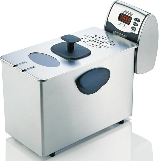 Delonghi D14427DZ Dual-Zone Deep Fryer - Stainless Steel