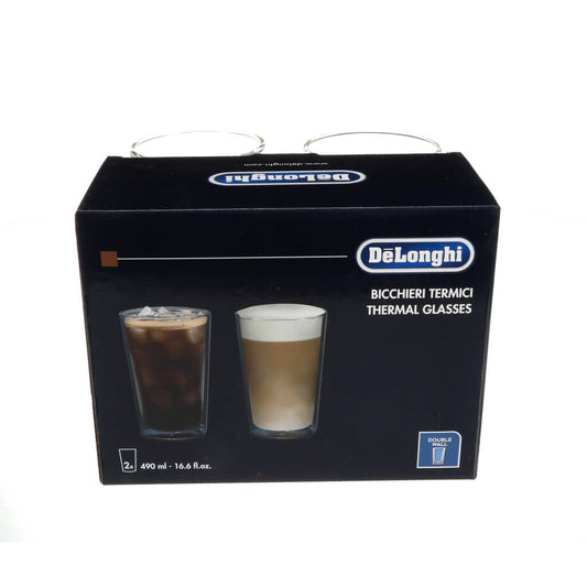 Delonghi Espresso Machine 2 X 490Ml Glasses For Cold Drink - AS00001404