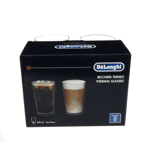 Delonghi Espresso Machine 2 X 490Ml Glasses For Cold Drink - AS00001404