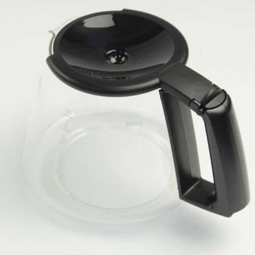 Delonghi Coffee and Espresso Maker Jar Cpl. Kfk 10, Black - BR67050717