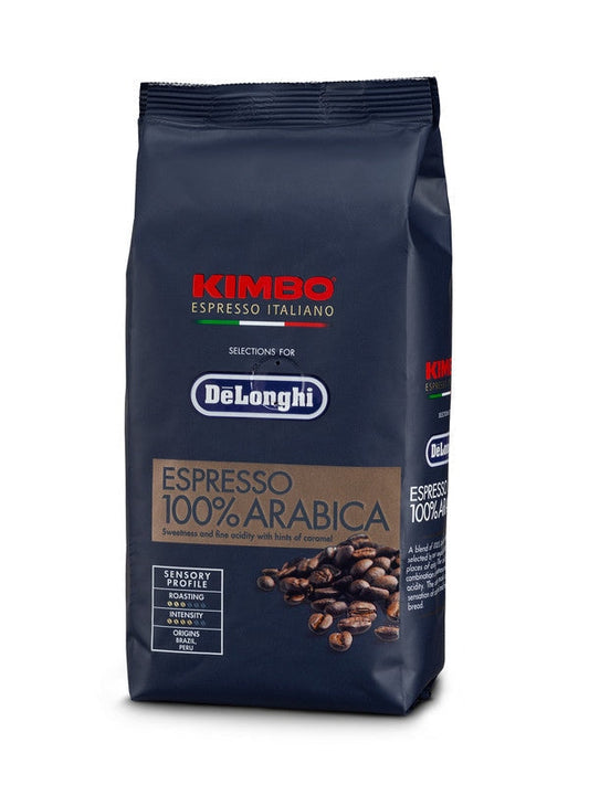 Delonghi Fully Automatic Espresso Machine Coffee Beans Kimbo Arabica 250 G - 5513282381
