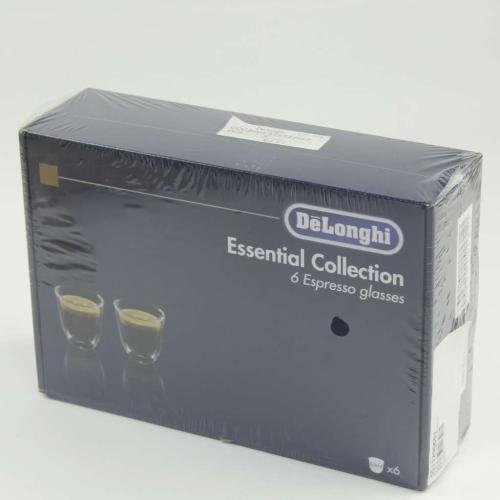 Delonghi DCF6212TTC Fully Automatic Espresso Machine Espresso Cups: Essential Collection
