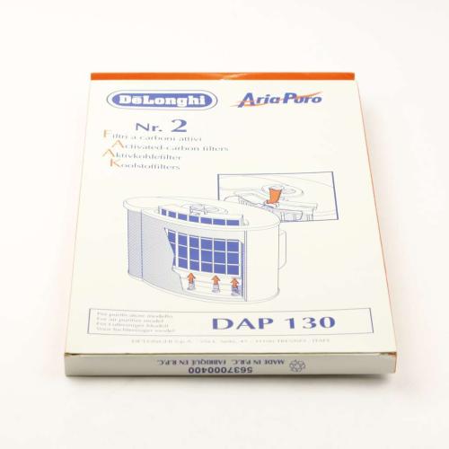 Delonghi Air Purifier Package Of 2 Activated Carbon Filters - 5537000300