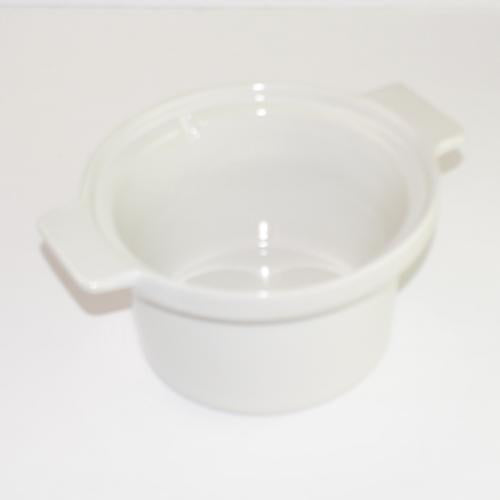 Delonghi Slow Cooker Crock Pot, White Glazed - KW711322