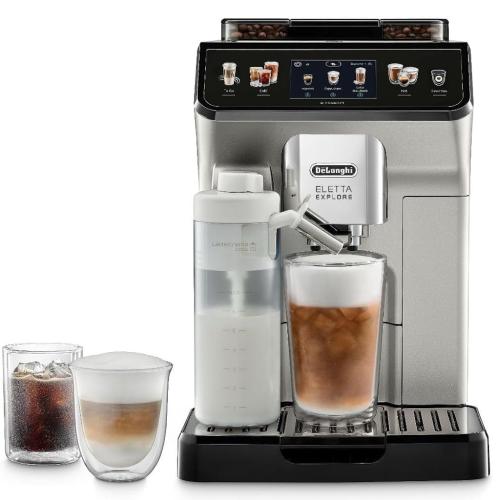 DeLonghi ECAM45086S Super-Automatic Built-In Coffee Machine - One-Touch Beverage Maker - US Variant