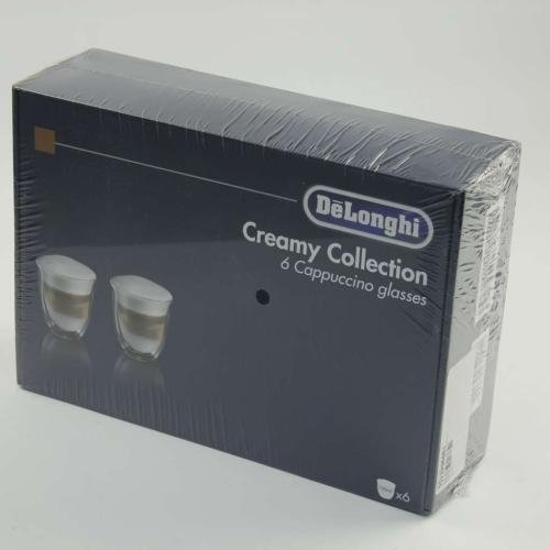 Delonghi DCF6212TTC Fully Automatic Espresso Machine 6 Cappuccino Cups: Creamy Coll
